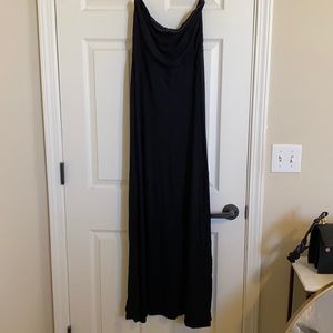 Strapless maxi dress